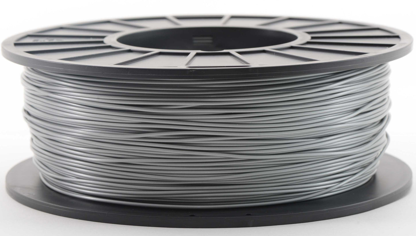 Gray PLA Filament, 1.75mm, 5 lb (2.3 kg) Large Spool, NatureWorks Ingeo PLA