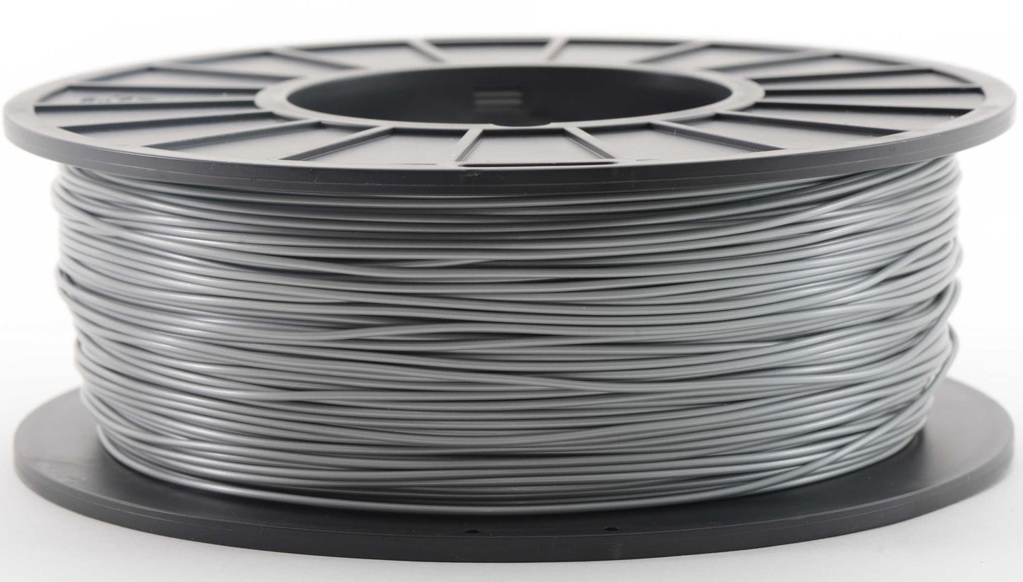 Gray PLA Filament, 1.75mm, 5 lb (2.3 kg) Large Spool, NatureWorks Ingeo 3D850 PLA